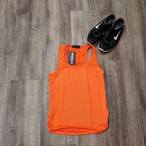 *NWT* Doublju Ruched Racerback Tank
